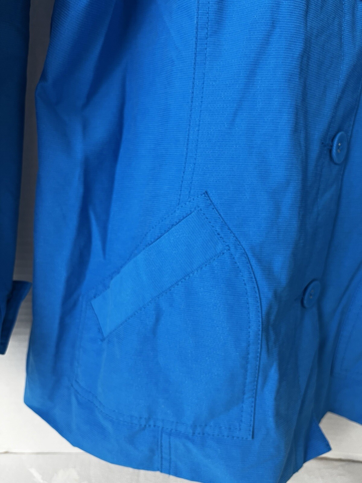 Chico’s 3 Woman’s Turquoise  Button Down Jacket W… - image 8