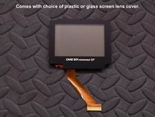 Nintendo GameBoy Advance SP AGS-001 OEM LCD With New Screen Lens installed