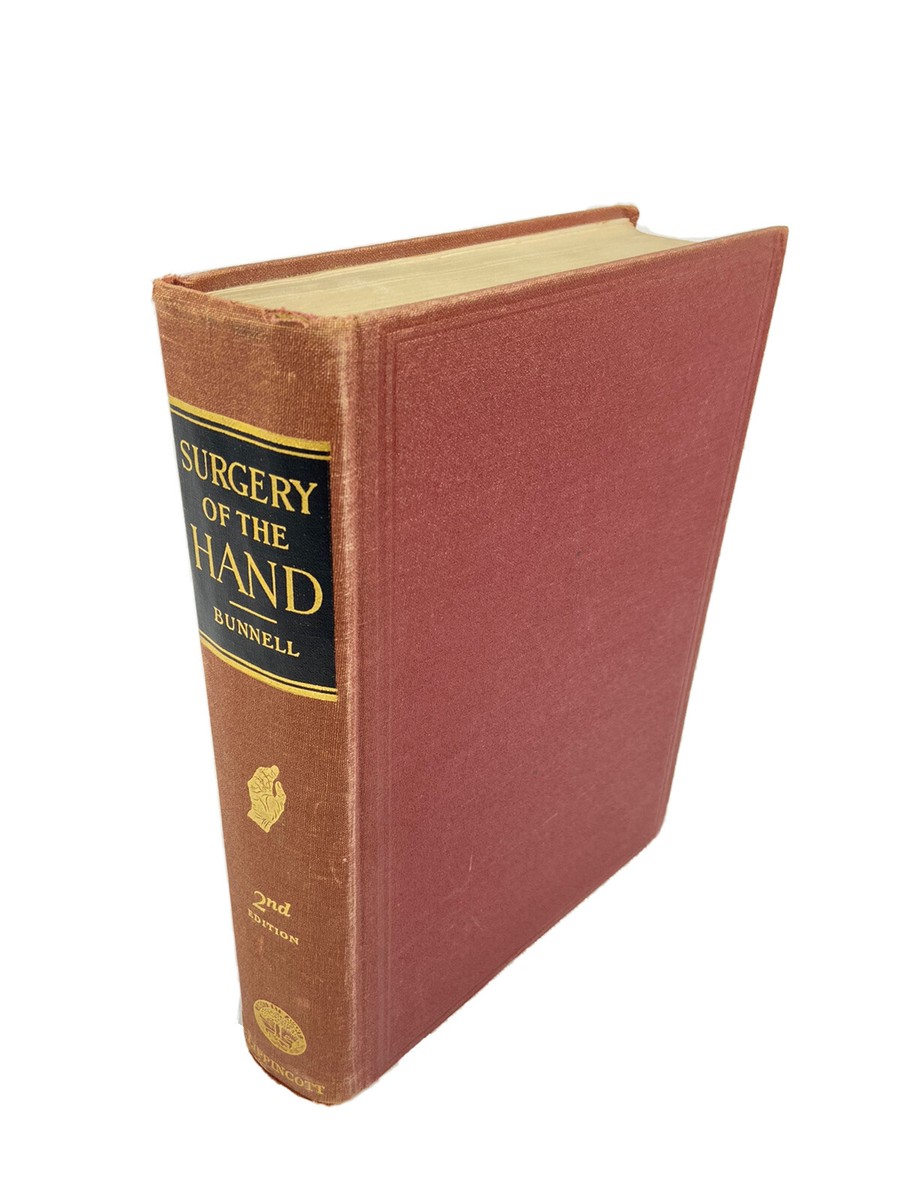 THE HAND Second Edition 医学書　洋書　外科 Surgery of the Hand Bunnell 2nd Edition 1948 Antique Medical Book