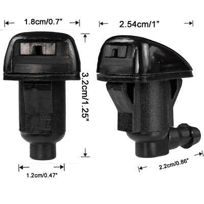 Xukey Front Windshield Washer Jet Nozzles For Toyota Allion T240 Carina E Solara Tacoma Matrix E130 Hilux Mk7 Fortuner Tundra I3587458069 - Foto 7