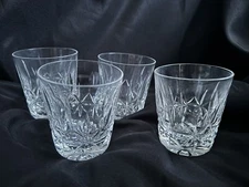 Set Of 4 Waterford ROSSLARE Old Fashioned Tumbler Whiskey Glass Crystal 3.75"