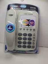 Coby 13 Memory Speaker-Phone Corded Telephone CT-P720 New, Never Opened