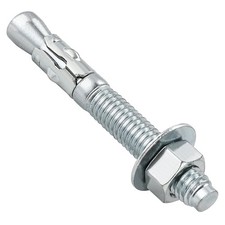 Wensilon 1/4x1-3/4 10Pcs Inch Standard Fasteners for Heavy-Duty Zinc Wedge An...