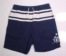 Polo Ralph Lauren Vintage Navy Blue Swim Trunks Shorts Men's XL
