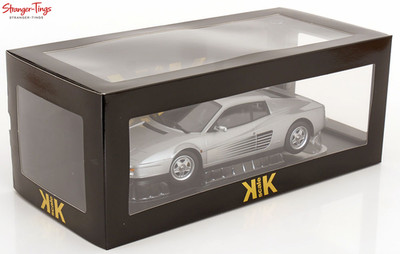 KK Scale Ferrari Testarossa 1986 Silver 1:18