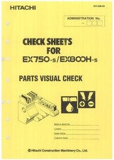 HITACHI EX750-5 EX800H-5 EXCAVATOR SERVICE MANUAL KO20800