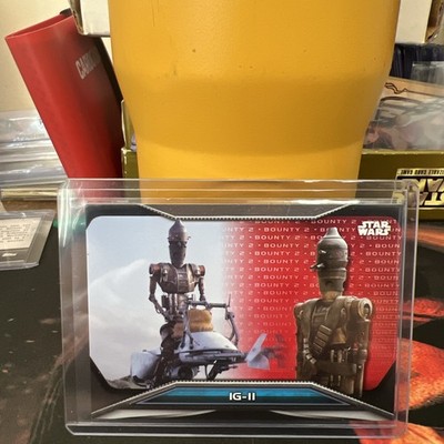 2021 Star Wars Bounty Hunters Bounty Level 2 Red Parallel B2-28 IG-11 /50