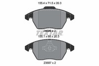 Textar Bremsbelagsatz, Scheibenbremse 2469601 FüR Audi Seat VW