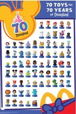 McDonald  s Disney 70th Anniversary Collectibles Complete Set  Happy Meal Box