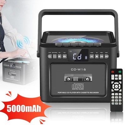 Desktop-CD-Player mit Bluetooth-Sender, tragbarer CD-Player mit Lautsprechern