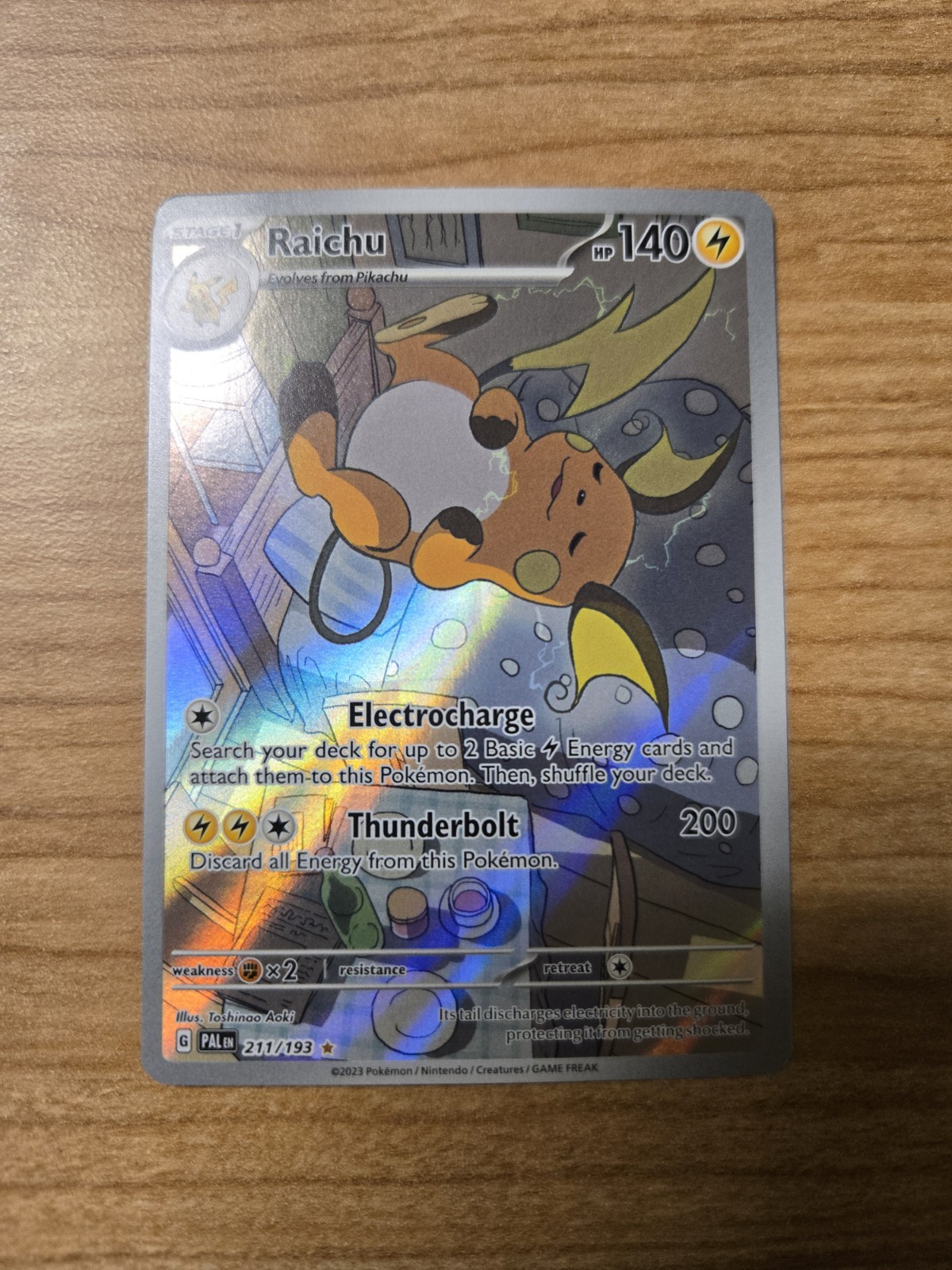 Raichu 211/193 Paldea Evolved NM Pokemon