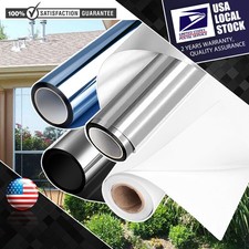 One Way Mirror Tint Window Film Privacy Protect UV Reflective Sun Block For Home