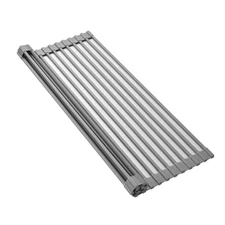 Silicone-Coated Stainless Steel Over The Sink Multipurpose Roll-Up, 17.2X12.2"