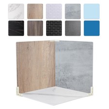 5PCS Double Sided 10 Patterns Photography Backdrop Boards, 16x16 Inch Waterpr...