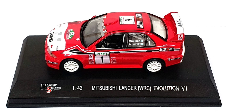 Alta velocidad escala 1/43 HF9214S - Mitsubishi Lancer Evo #1 New Zealand Rally 1999 Foto 4 de 4