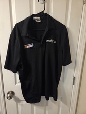 Vintage 2000s Y2K NASCAR International Speedway Racing Polo Car Large #S113
