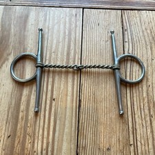 Twisted Wire Full Cheek Horse Pony Bit 5  