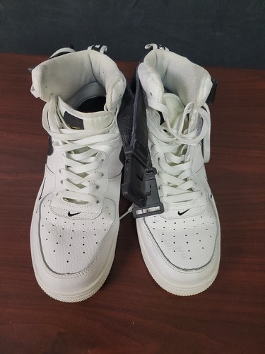 Nike Air Force 1 Mid 07 LV8, 804609-103, White/Black, Mens Basketball, Size 9 - Picture 2 of 24
