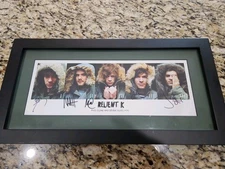 Five Score And Seven Years Ago - Relient K - Band Autographed And Framed Promo