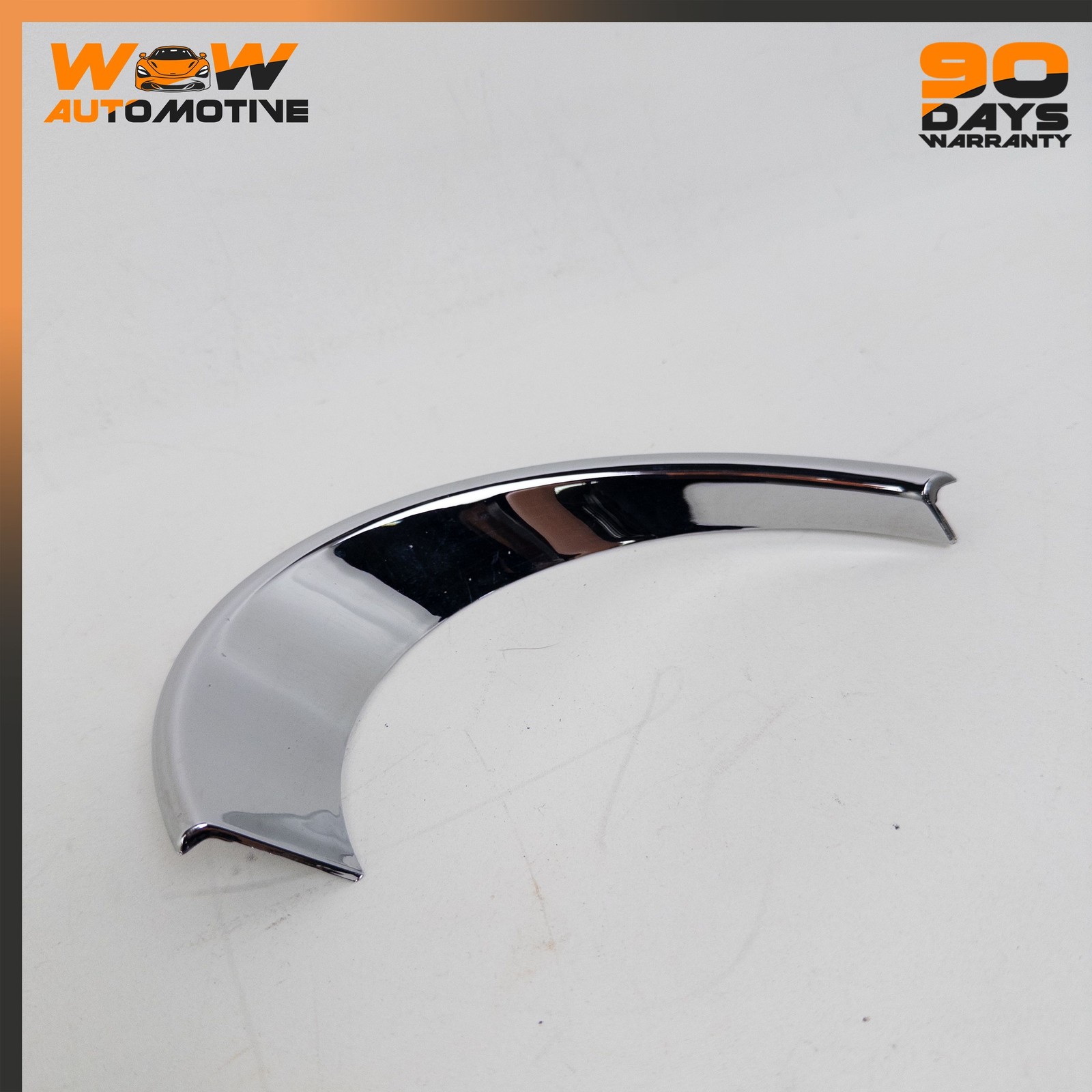 06-13 BENTLEY CONTINENTAL FLYING SPUR FRONT RIGHT HEADLIGHT MOLDING SILVER OEM
