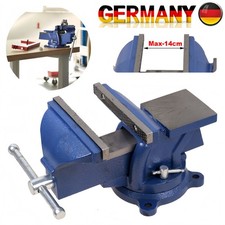 Schraubstock Amboss 360° drehbar Drehteller Werkbank Werkbankschraubstock