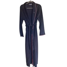 Christian Dior Homme Vintage Mens Robe One Size Gray Belted Pockets Casual