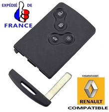 COQUE POUR CARTE + Clé RENAULT Clio 4 Mégane 3 Scénic 3 Captur Kadjar Koleos zoé