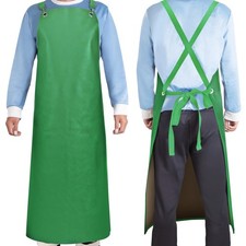 Waterproof Rubber Apron, 43" Anti-Tear Heavy Duty Vinyl Adjustable Thicker Cr...