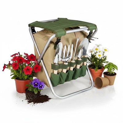PICNIC TIME Garden Kneeler and Seat, Folding Gardening Bench, Portable Garden...