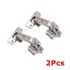 Set of 2 Hinges Kitchen Cabinet Cupboard Concealed Corner 135 Degree