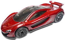 2024 HOT WHEELS QUARTER MILE HEROES MCLAREN P1 RED 1:64 DIECAST 2 7/8" CAR BLACK