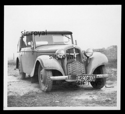 Adler Junior Auto KFZ aus Essen - 1950er Oldtimer - Foto 8x7cm