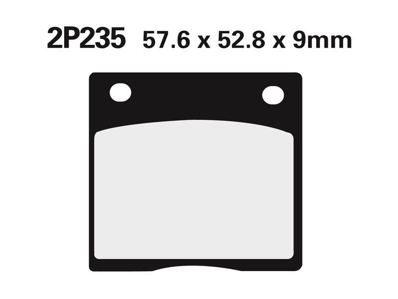 Plaquettes de frein NISSIN semi-métalliques pour un freinage stable sur route