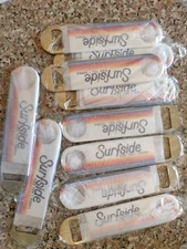 (10) SURFSIDE ICE TEA VODKA BAR KEY BOTTLE OPENER FREE SHIPPING