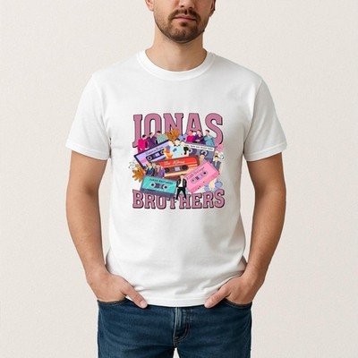 Jonas Brothers Floral Tape Cassette Album Shirt, 2025 Shirt Hot Trending