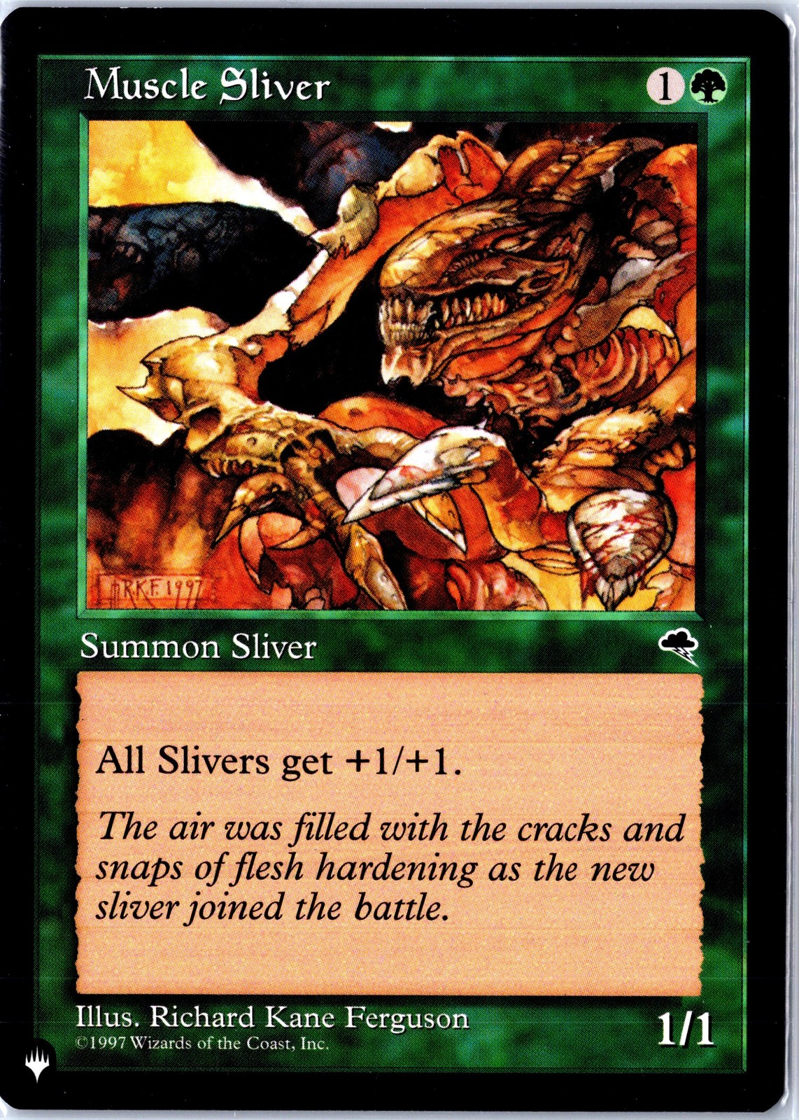 MAGIC TG: Tempest #238 Muscle Sliver Common .M2A