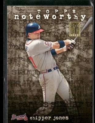 2001 Topps - Noteworthy Chipper Jones #TN6