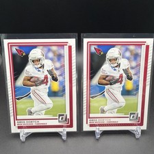 2025 Donruss #164 Greg Dortch - Arizona Cardinals (2) Cards