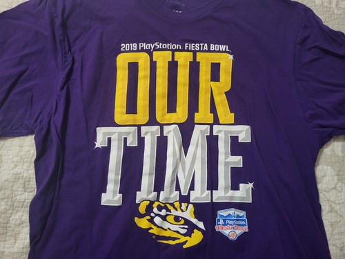 2019 LSU Fiesta Bowl- Our Time Shirt- Large - Picture 3 of 3
