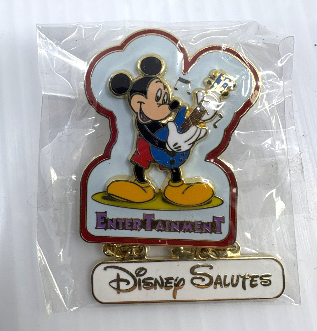 NEW Disney Salutes Pin Entertainment WDW Cast Exclusive 2002 Pin Vintage WDW