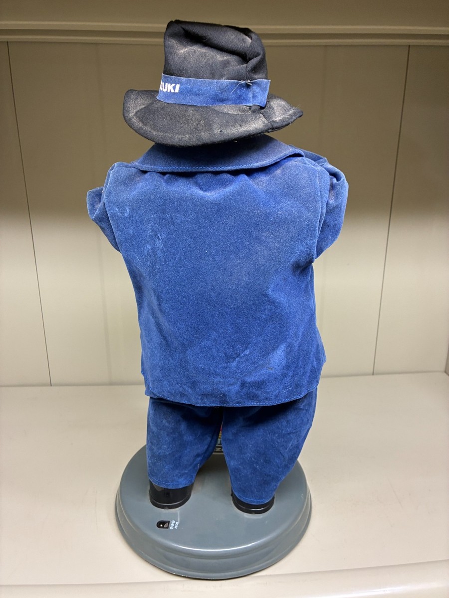 Suzuki Harmonica Blues Man Animated Musical Store Display Figure