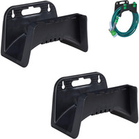 Schlauchhalter, 2Er Set, Wandschlauchhalter Aus Kunststoff, FüR Gartenschlauch,