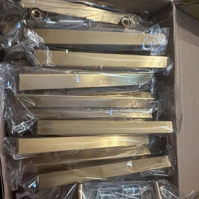 30 Pack Gold Cabinet Pulls 3'' Hole Center Brushed Brass T-Bar Drawer Handles Lot