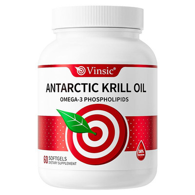 Vinsic Antarctic Krill Oil Astaxanthin EPA DHA Omega-3 Capsules New Zealand