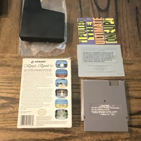 Konami King's Quest V Nintendo NES NTSC-U/C w/ Box & Manual Included 1992
