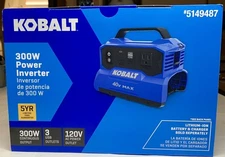 Kobalt 300w Portable Battery Power Inverter 120v 40v Max 5149487 (Tool Only) NEW