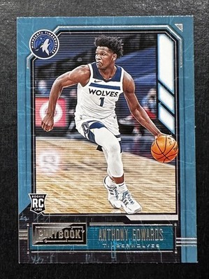 2020-21 Panini Chronicles - Playbook Anthony Edwards #167 (RC) Rookie Wolves  