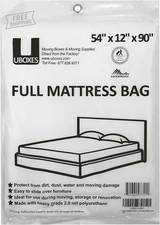 Full-Size Mattress Bag for Moving - 54" x 12" x 90" Single Pack 