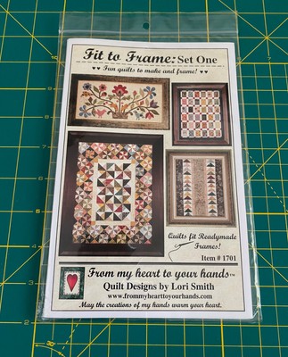 Fit to Frame: Set One - Lori Smith Quilt Patterns to Fit Readymade Frames