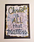 ACEO Art Card Original Mixed Media Faith series #5 by aggelos610 — photo 2